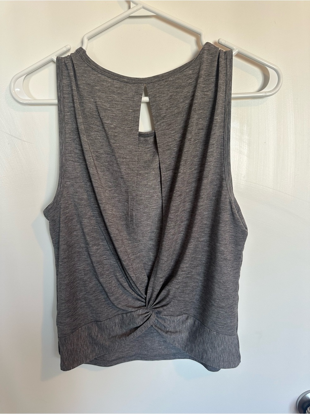 GAP Women's Charcoal Scoop Neck Tank